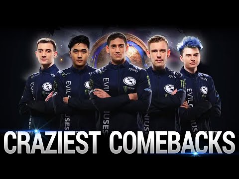 EG's (Evil Geniuses) CRAZIEST COMEBACKS AND MOST UNEXPECTED WINS in Dota 2 History - Vol 03