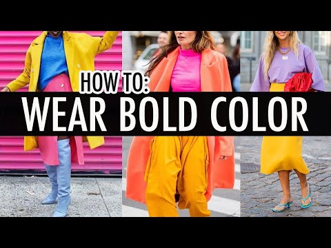 How to Wear Bold Color! Spring 2022 Color Trends *How...