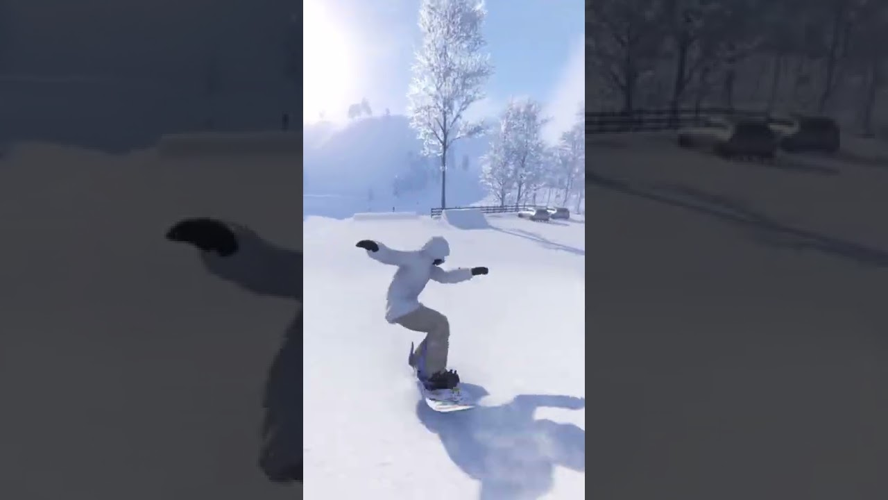 best snowboarding game ❌🧢 #shorts