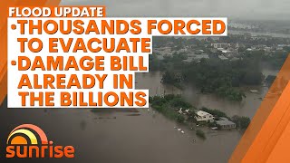 Flood update - March 23: Thousands evacuated as water rise; damage bill already in billions | 7NEWS