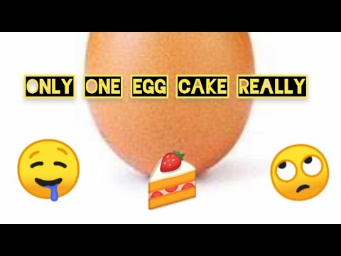 One egg vanilla cake in sauce pan/step by step😱😱🤤🤤🤔🤔