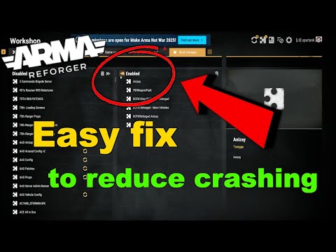 How to reduce crashing in Arma Reforger