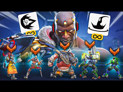 Can 1 Doomfist with INFINITE ABILITIES defeat 5 Bronze Players in Overwatch 2?! (ft. ZBRA)
