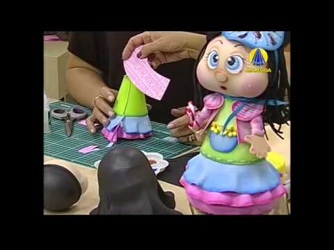 Vida com Arte   Boneca Pirulitinha em EVA por Solange Gobbo   25 de Junho de 2014   A122