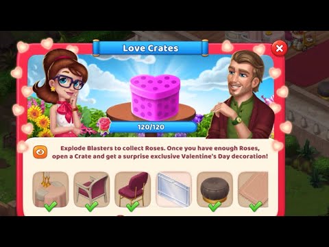 Manor Cafe Level 216-220 | Love Crates ~Valentines Event