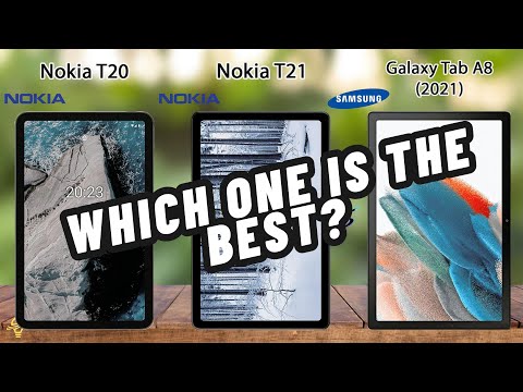 Nokia T20 VS Nokia T21 VS Samsung Galaxy Tab A8 (2021)