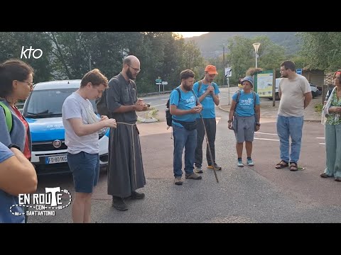 Chambéry : accueil chez les Capucins et nouveaux pèlerins - 16/08 | #CheminSaintAntoine
