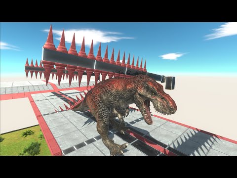 Traps with deadly spikes - Animal Revolt Battle Simulator