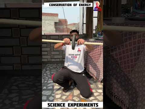conservation of energy | work energy power class 9 #physics #experiment #shorts