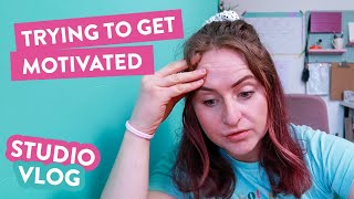 STUDIO VLOG | Getting motivation back in my small business | 040
