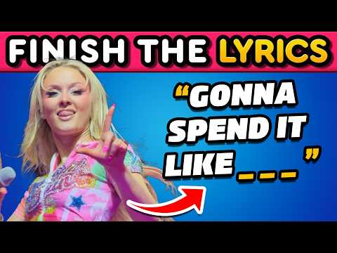 FINISH THE LYRICS 🎵 Trending songs of 2026 🔥 Music Quiz