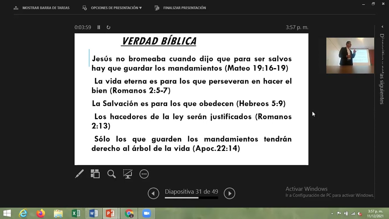 Justificaciòn por la fe y Santificacion Parte 2