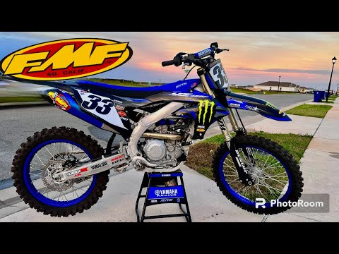 YAMAHA YZ450F Sound Comparison Stock PIPE VS FMF TITANIUM 4.1 | FUEL MX |