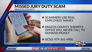 Missed jury duty scam surfaces in Brazos County