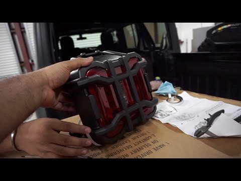 How To: Install Jeep Wrangler Tail Light Guards!
