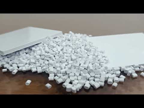 Parker white abs granule