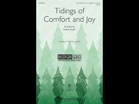 Tidings of Comfort and Joy (3-Part Mixed Choir) - Arranged by Audrey Snyder