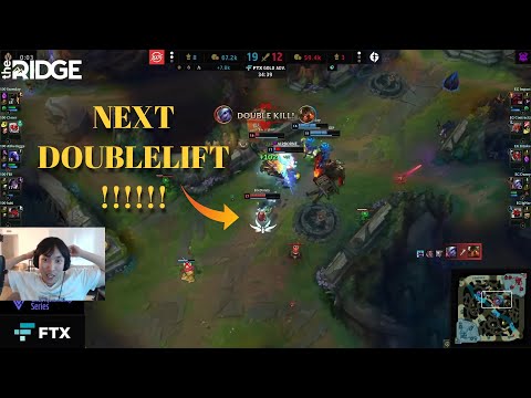 Doublelift Reacts To Danny Insane 1vs5 outplay - 100T VS EG