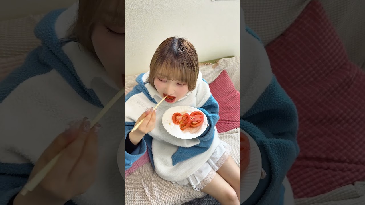 「トマト」に砂糖をかけると…？ #兄妹