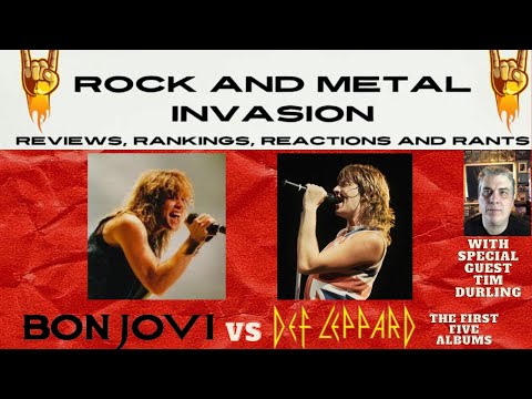 Bon Jovi vs Def Leppard - The First Five Albums