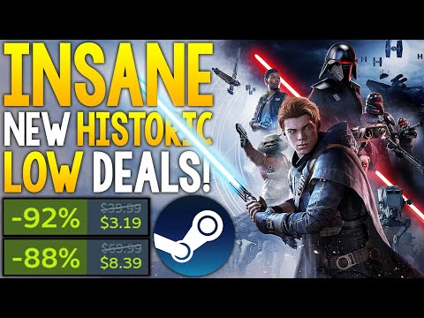 INSANE NEW HISTORIC LOW STEAM GAME DEALS + BIG NEW STEAM SALE AND MORE DEALS!