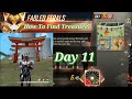 Day11-How To Treasure Hunt in Fabled Ferals Event //FREE FIRE //Elite Pass Season 25