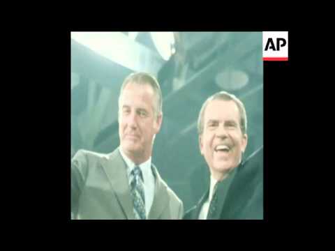 SYND25/08/72 NIXON AND AGNEW TOGETHER AT CONVENTION