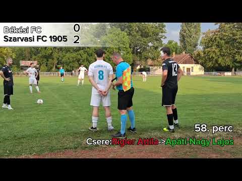 Békési FC-Szarvasi FC 1905:0-6 (2025.09.06)
