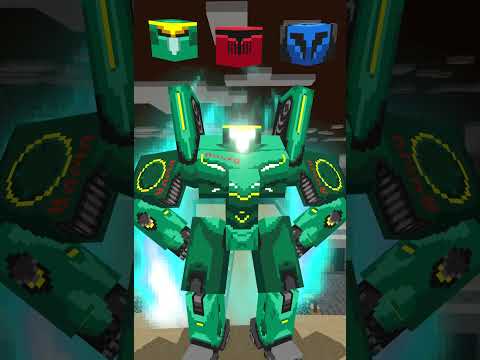 BATTLE ROBOT  TRANSFORMATION CHALLENGE #minecraft