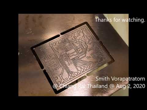 Build double side PCB with CNC 3018