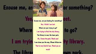 Easy English Conversation for Beginners | Helping Someone Who Is Lost | Daily English Practice