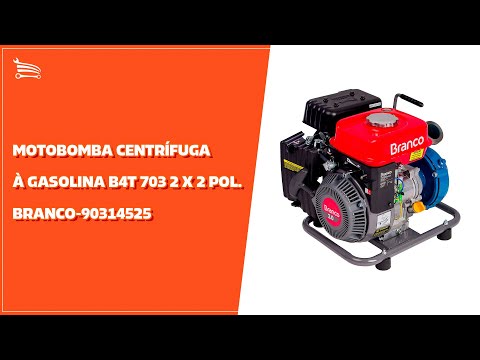Motobomba Centrífuga à Gasolina B4T 703 2 x 2 Pol. 3CV Partida Manual  - Video