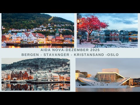 AIDAnova Norwegen Kreuzfahrt Winter 2025
