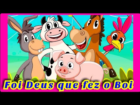 Foi Deus que fez o Boi - O Boi Sandrinha - Clipe animado
