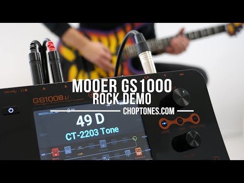 Демонстрация звучания процессора Mooer GS1000 Li