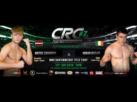 CRC 7 MMA A/M BM Title Matiss Zaharovs (Ryoshin Team) vs Ronan Butler (SBG Cork)