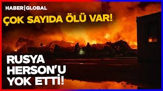 Rusya Füzelerle Ukrayna'yı Yerle Bir Etti! Taş Üstünde Taş Kalmadı! Herson Yok O