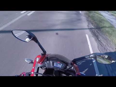 Derbi GPR 80cc 100km/h (almost) CRASH!