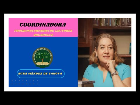 AURA MÉNDEZ DE CANOVA ANALIZA SU POESÍA AGUADULCE, PROGRAMA SIEMBRA DE LECTORES, COCLÉ