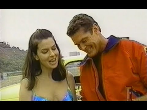 Baywatch E! Segment for the 9th season with David Hasselhoff