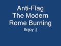 Anti-flag The Modern Rome Burning W / Lyrics
