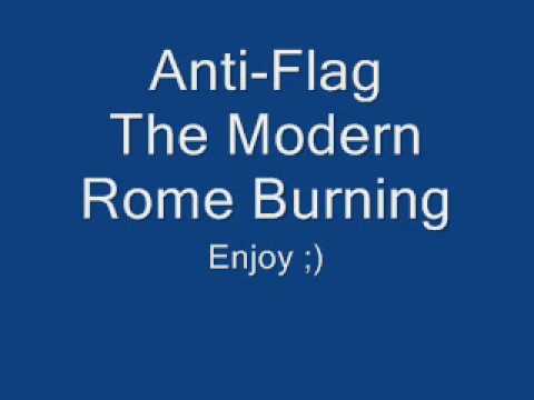 Anti-flag The Modern Rome Burning W / Lyrics
