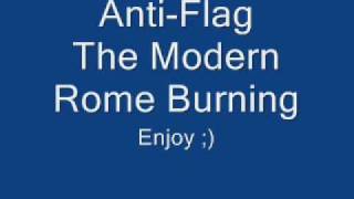 Anti-flag The Modern Rome Burning W / Lyrics