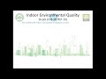 Indoor Environmental quality LEED AP BD+C, Green Associate