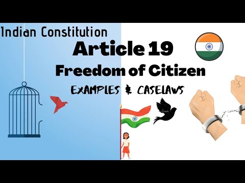 Article 19 | Fundamental Rights | Freedom of Citizens | Indian Constitution | Examples & Caselaw