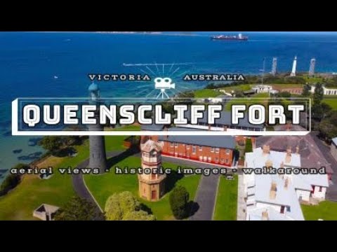 Aerial view - Historic images - Walkaround : Queenscliff Fort Victoria Australia