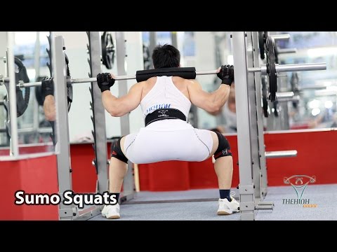 Agachamentos de sumo