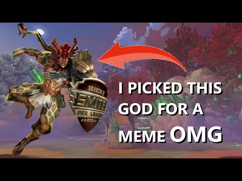 I PICKED THIS GOD FOR A MEME AND O.M.G - Grandmasters Ranked 1v1 Duel - SMITE