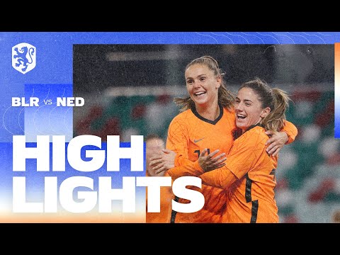 Highlights Wit-Rusland - OranjeLeeuwinnen  (26/10/2021) WK-kwalificatie
