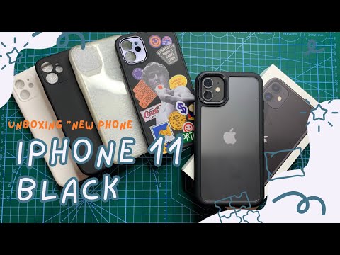 Unboxing iPhone 11 Black 64GB + Accessories/Cases| Philippines